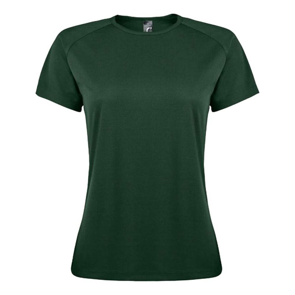 SOLS Womens/Ladies Sporty  T-Shirt / Forest Green